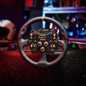 Round Black Leather Rim